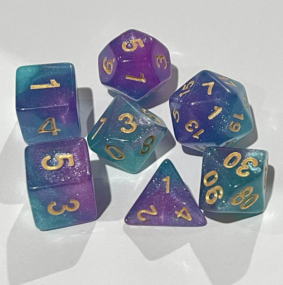 Mermaid Dice Set