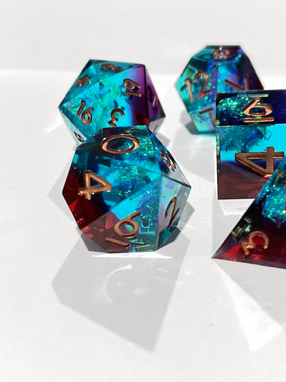 Hidden Depths Sharp Edge Dice Set