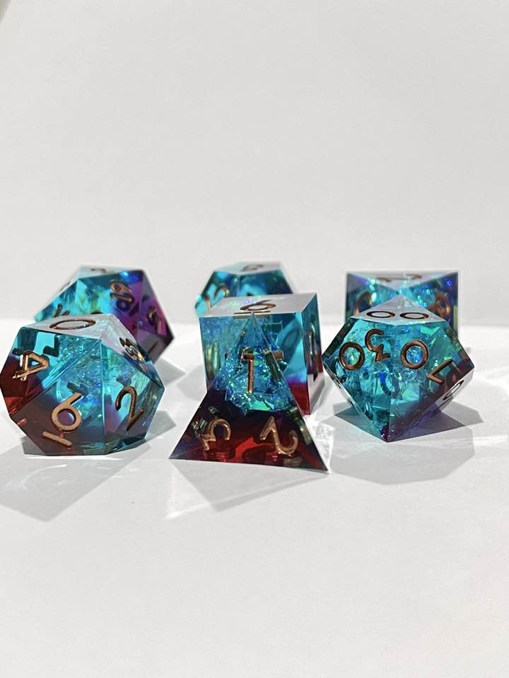 Hidden Depths Sharp Edge Dice Set