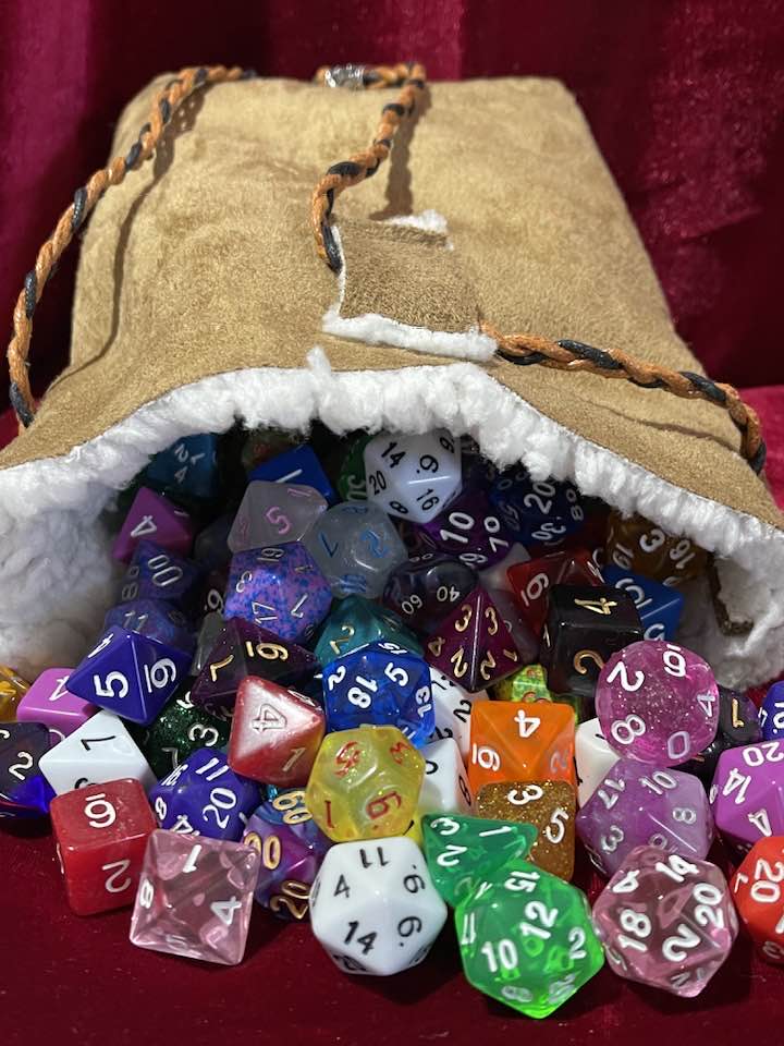 Dice Bag: Viking (handmade)