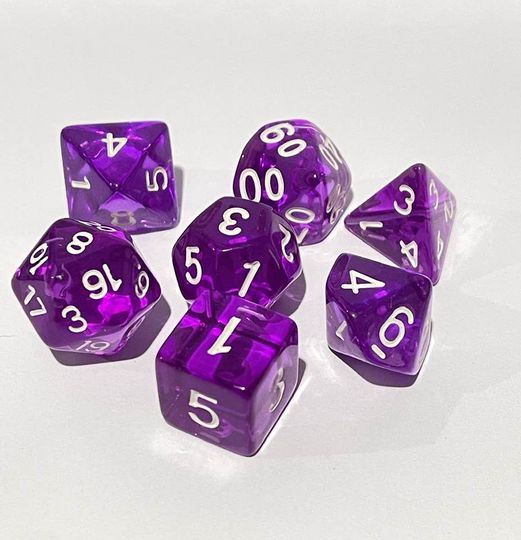 Mystic Purple Dice Set