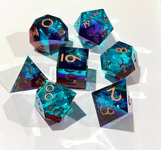 Hidden Depths Sharp Edge Dice Set