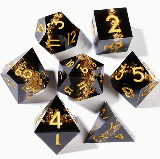 Gold River: Sharp Edge Dice Set