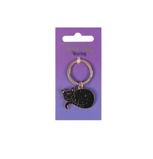 Mystic Mog Sleeping Keyring