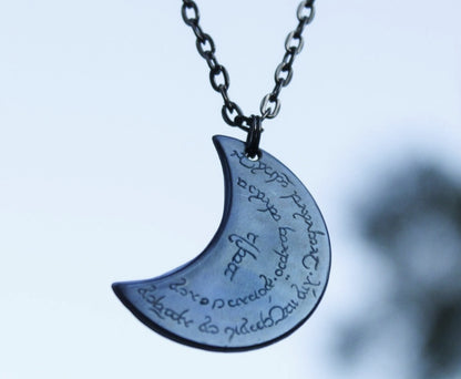 Rivendell Mithril Blue Moon Necklace