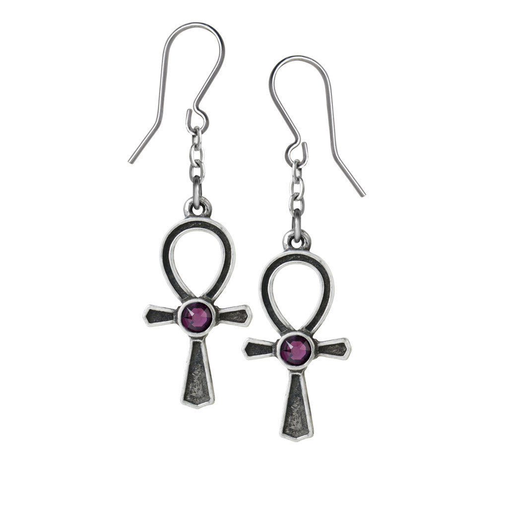 Ankh of Osiris Earrings